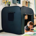 lukidoki Sensory Tent for Kids with Autism ADHD SPD - CPC Certification Black Out Calm Corner Hideout Den Helps Children Adults Relax Reduce Anxiety - Pop-up Autistic Sensory Room Play Tent