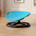 Ergonomic Swivel Sensory Chair - Eggshell Design, Anti-Slip Base & Durable Plastic. Manual Use, No Electricity Needed.